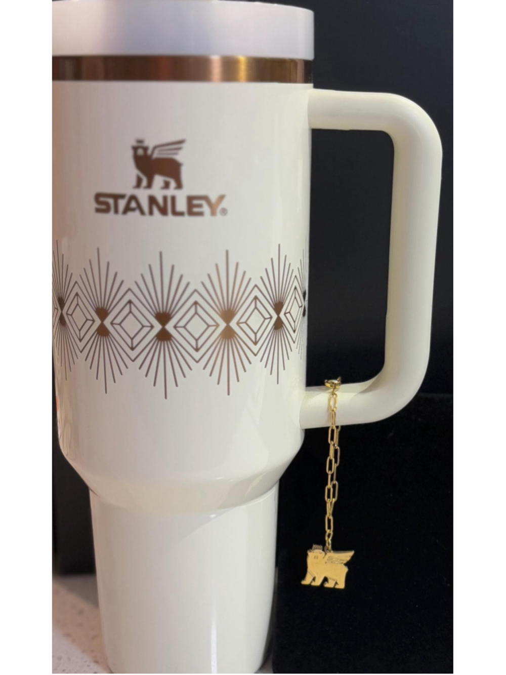Gold Stanley logo cup charm chain - Picture 3 of 10